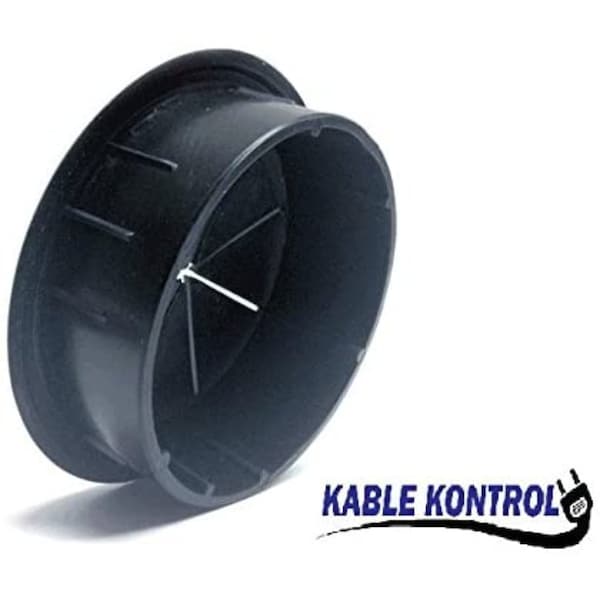 Kable Kontrol® Flexible Plastic Desk Grommet - 2-3/8 Diameter - 1 Pc